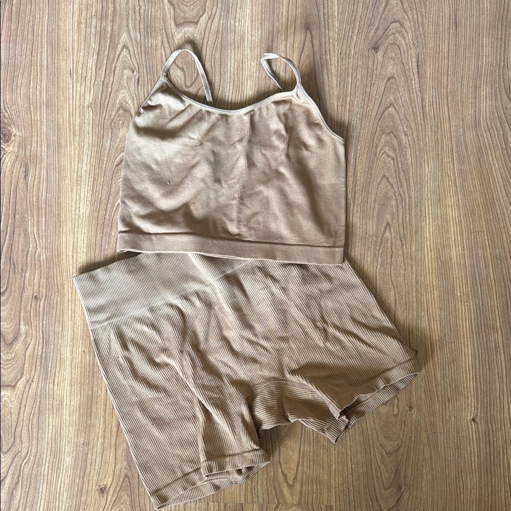 Two piece short and tank set